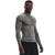 Under Armour HG Armour Comp Mock Long Sleeve - Men's Carbon Heather/Black