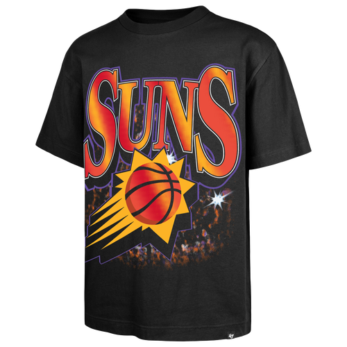 47 Brand Mens Phoenix Suns Suns Flashbulb Foundation T-Shirt - - Black Size XXL