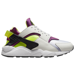 Men's - Nike Air Huarache - White/Neon Yellow/Magenta