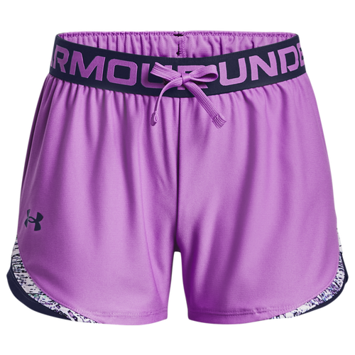 

Girls Under Armour Under Armour Play Up Tri Color Shorts - Girls' Grade School Lunar Purple/Midnight Navy Size L