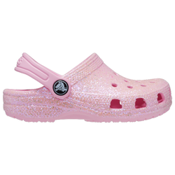 Girls' Toddler - Crocs Glitter Clogs - Flamingo