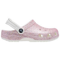 Pink glitter hotsell crocs women's