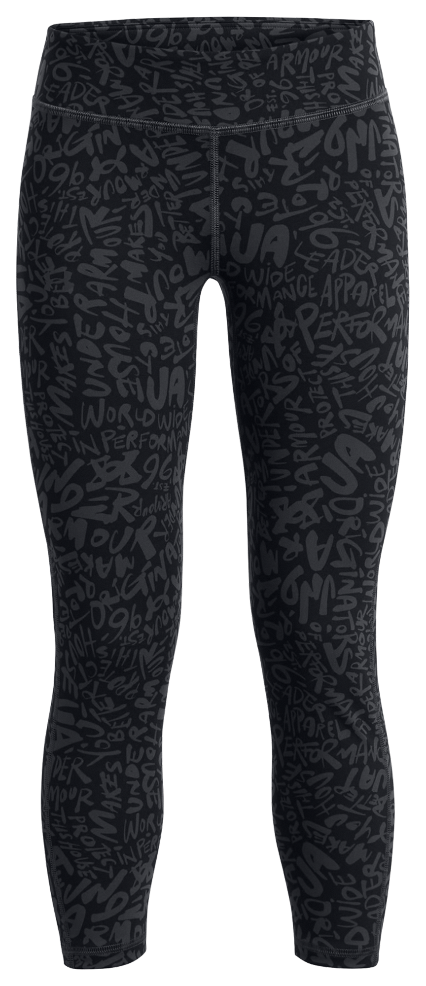 Under Armour Big Girls Heatgear Armour Printed Ankle Crop Leggings