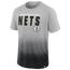 Fanatics Nets Board Crasher Dip-Dye T-Shirt - Men's Heather Gray