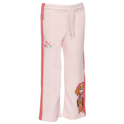 Girls' Preschool - PUMA Paw Patrol Fleece Pants - Pink/Pink