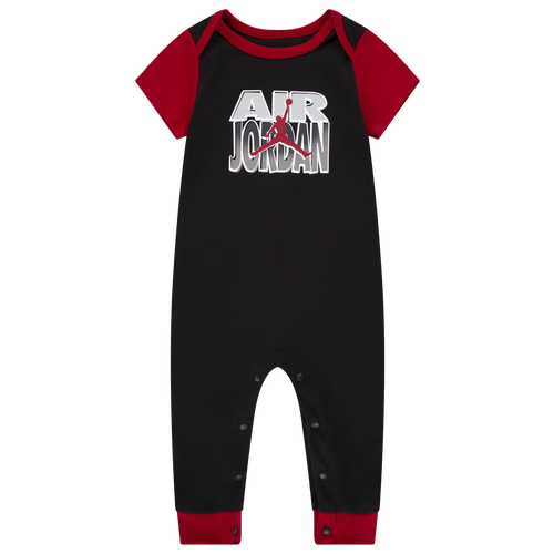 

Boys Infant Jordan Jordan Static Knit Romper - Boys' Infant Black Size 12MO