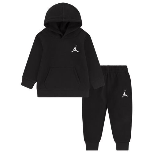 

Boys Infant Jordan Jordan MJ Essentials Fleece Pullover Set - Boys' Infant Black Size 18MO