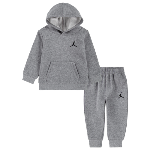 

Boys Infant Jordan Jordan MJ Essentials Fleece Pullover Set - Boys' Infant Grey Size 12MO