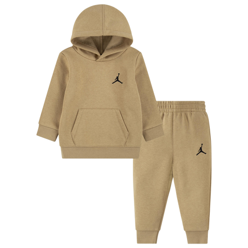 

Jordan Boys Jordan MJ Essentials Fleece Pullover Set - Boys' Infant Tan Size 12MO