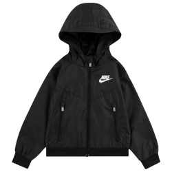 Boys' Preschool - Nike Windrunner Jacket - White/Black