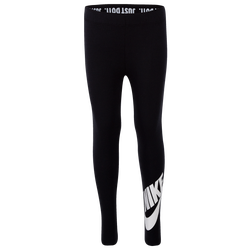 Girls' Preschool - Nike Leg A See Logo Leggings - Black