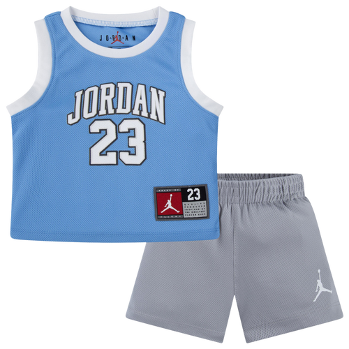 

Boys Infant Jordan Jordan 23 Jersey Set - Boys' Infant Carolina/Grey Size 18MO