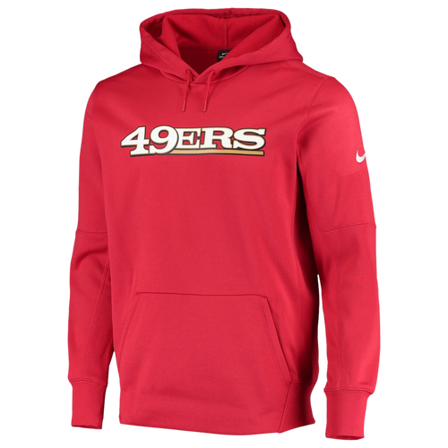 

Nike Mens San Francisco 49ers Nike 49ers Fan Gear Wordmark Performance P/O - Mens Scarlet Size L