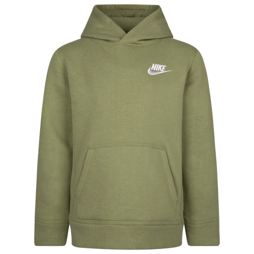 

Nike Boys Nike Club Fleece Pullover Hoodie - Boys' Preschool Alligator/White Size 4