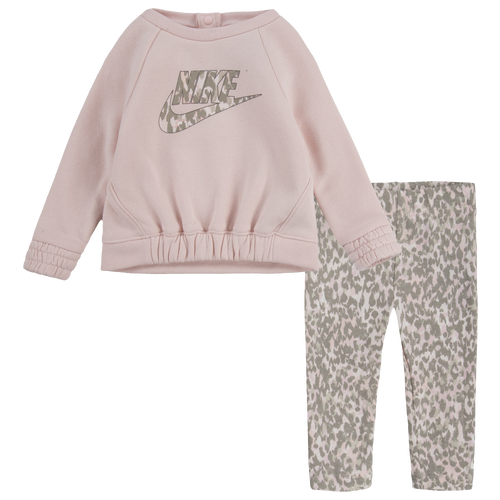 

Girls Infant Nike Nike Tunic Crew Set - Girls' Infant Echo Pink/White Size 6MO
