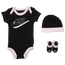 Nike Hat Bodysuit Booties 3 Piece Set - Girls' Infant Black/Black