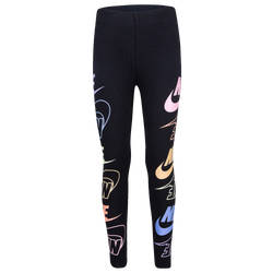 Girls' Preschool - Nike Futura Stack Leggings - Black/Multi