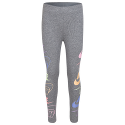 Girls' Preschool - Nike Futura Stack Leggings - Carbon Heather/Multi
