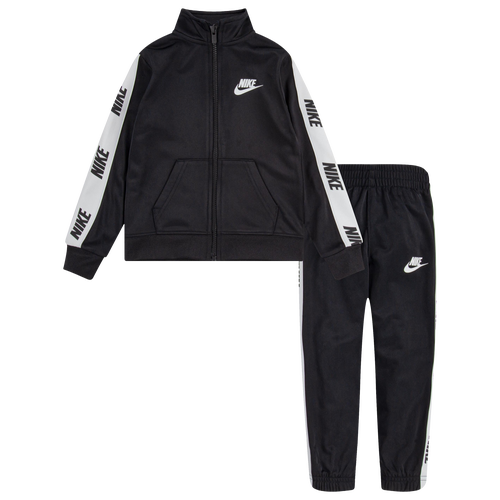 

Nike Boys Nike Tricot Set - Boys' Infant Black/White Size 24MO