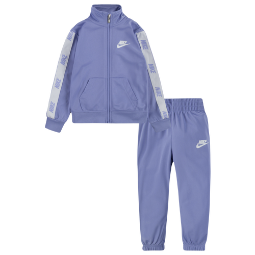 

Nike Boys Nike NSW Tricot Set - Boys' Toddler White/Lavender Size 3T