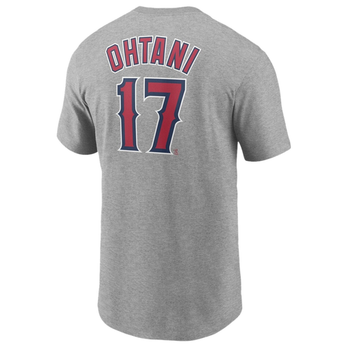 

Nike Mens Shohei Ohtani Nike Angels Player Name & Number T-Shirt - Mens Gray/Gray Size XXL