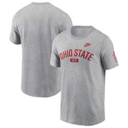 Men's - Nike Ohio State Arch Short-Sleeve T-Shirt - Gray