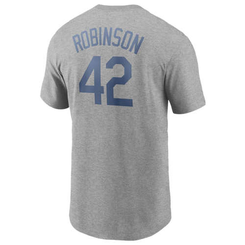 

Nike Mens Jackie Robinson Nike Dodgers Cooperstown Collection T-Shirt - Mens Gray Size XXL