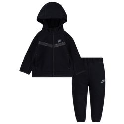 Boys' Infant - Nike NSW Tech Fleece Set  - Black/White