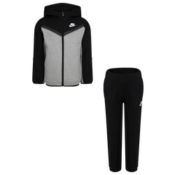 Boys' Toddler - Nike NSW Tech Fleece Set - Grey/Black