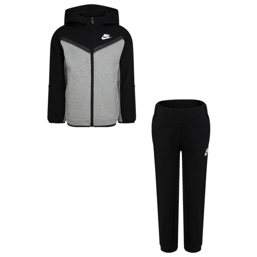 

Nike Boys Nike NSW Tech Fleece Set - Boys' Toddler Grey/Black Size 2T