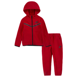 Boys' Toddler - Nike Tech Fleece Set - Red/Black
