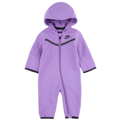Boys' Infant - Nike Tech Fleece Coverall - Violet Shock/White