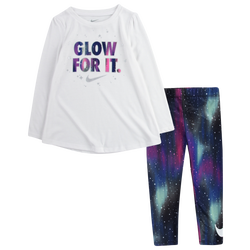 Boys' Toddler - Nike Glow For It Legging Set - Black/Purple