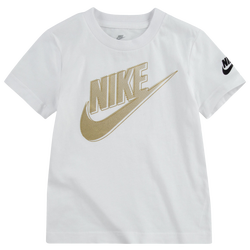 Boys' Preschool - Nike Club T-Shirt - White/Black
