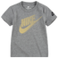 Nike Club T-Shirt - Boys' Preschool Carbon Heather/Black