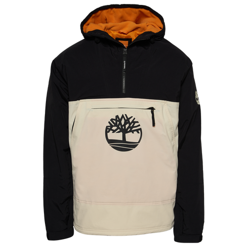 

Timberland Mens Timberland Icon Anorak Jacket - Mens Black/Beige Size S
