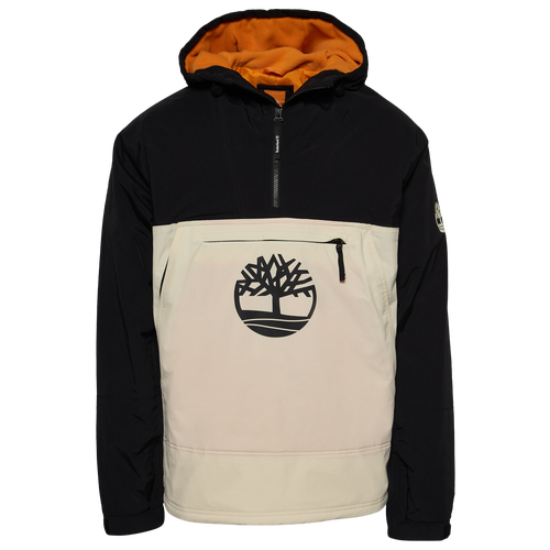 

Timberland Mens Timberland Icon Anorak Jacket - Mens Black/Beige Size M