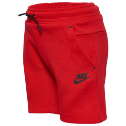 Boys' Preschool - Nike Tech Shorts - Black/University Red