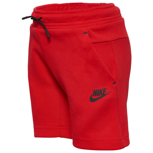 

Nike Boys Nike Tech Shorts - Boys' Preschool University Red/Black Size 4