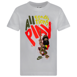 Boys' Preschool - Nike Rockin Kids T-Shirt - White/Red