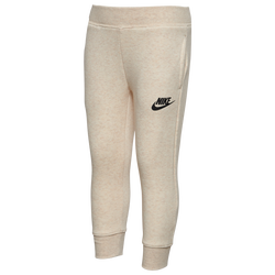 Girls' Preschool - Nike Club Fleece Joggers - Brown/White