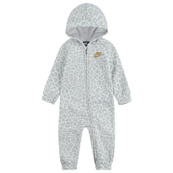 Girls' Infant - Nike Hooded Coverall - Black/Grey