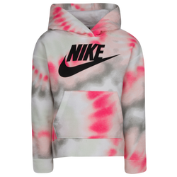 Girls' Grade School - Nike Tie Dye Hoodie - Pink/Multi