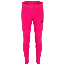 Girls' Preschool - Nike Sport Daisy Leggings - Rush Pink/Black