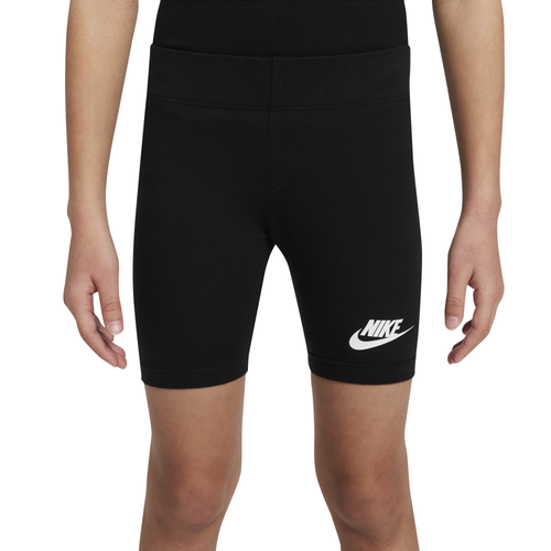 Shop Nike Girls  Lbr Bike Shorts In Black/white