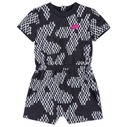 Girls' Infant - Nike Sport Daisy Romper - Black/White