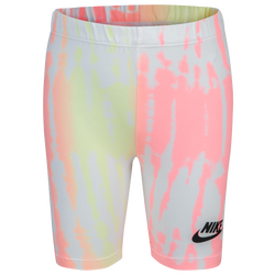 Girls' Preschool - Nike Printed Bike Shorts - Orange/Black