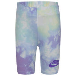 Girls' Preschool - Nike Printed Bike Shorts - Purple/Purple