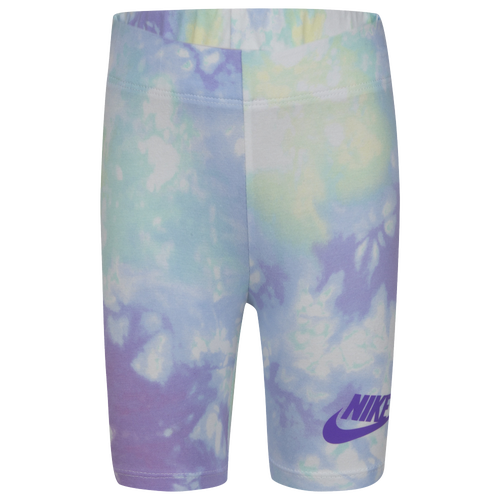 GIRLS - Nike Printed Bike Shorts - Purple