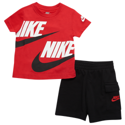 Boys' Toddler - Nike NSW Cargo Shorts Set - White/Black